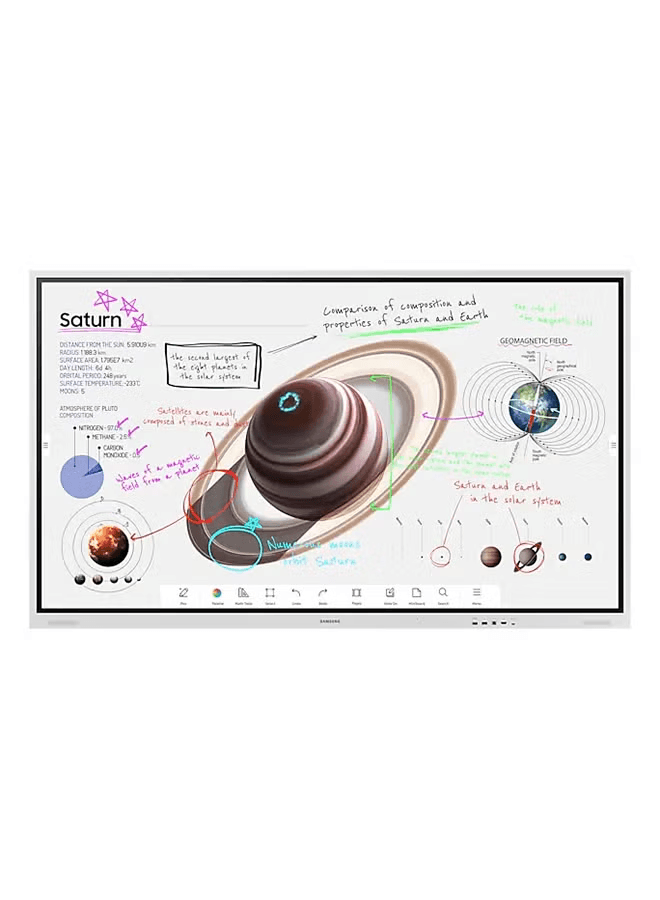 Samsung Flip Pro WM85B 85-Inch 4K UHD Interactive Display  LH85WMBWLGCXUE
