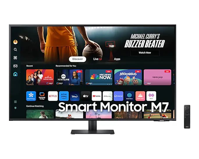 Samsung 32″ M70D Smart Screen for Multi Device Experience (LS32DM702UMXUE)